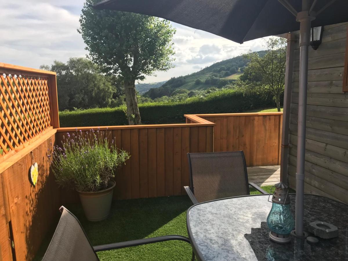 Swansea Log Cabin Pontardawe Exterior foto
