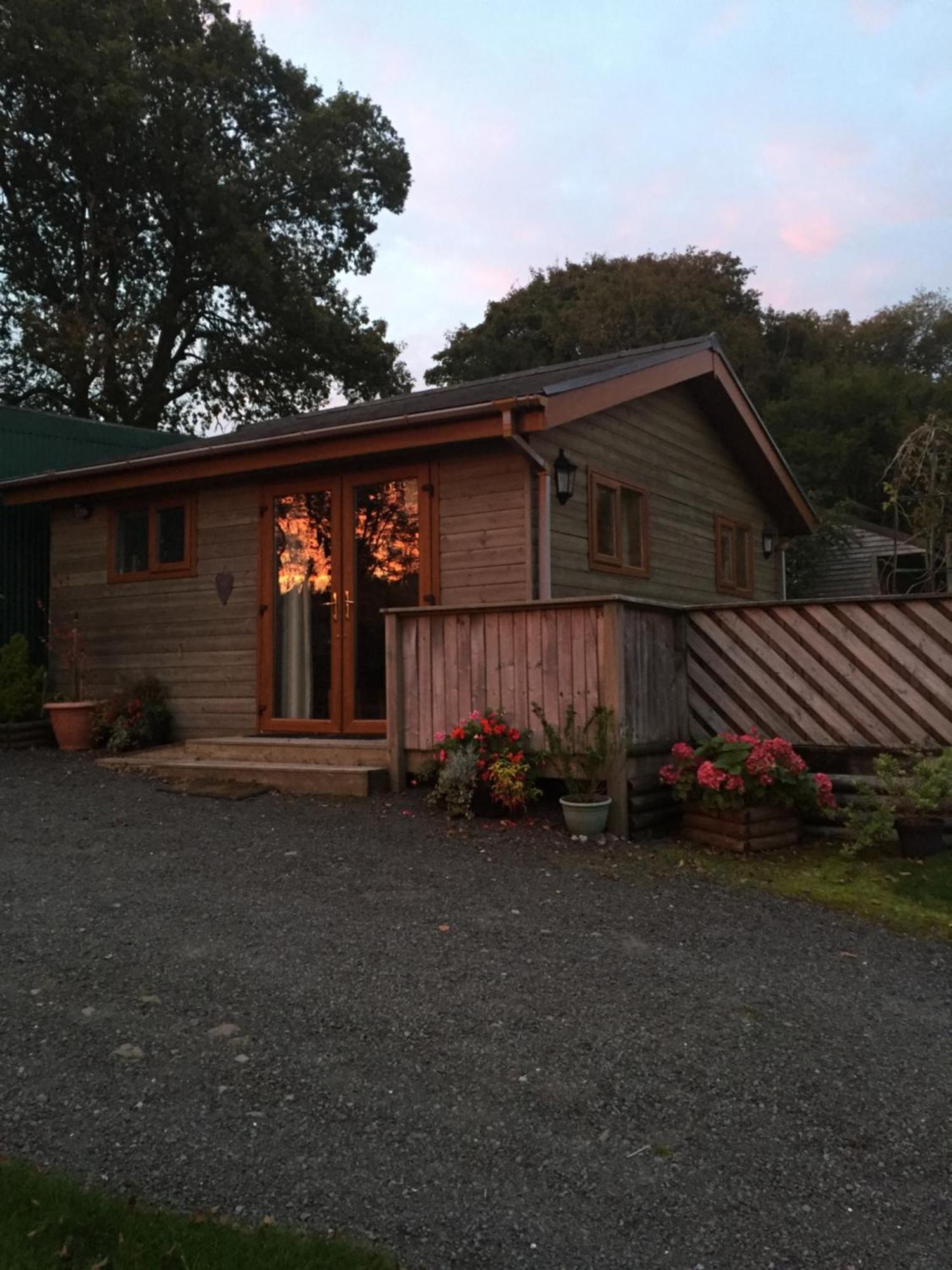 Swansea Log Cabin Pontardawe Exterior foto